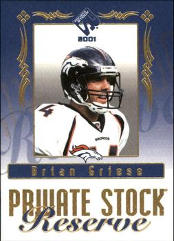 2001 Pacific Private Stock - Reserve #6 Brian Griese Front