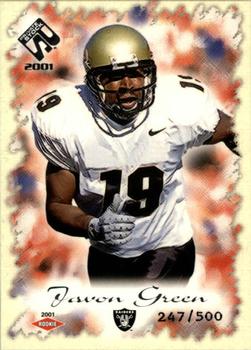2001 Pacific Private Stock - Retail #150 Javon Green Front