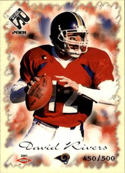 2001 Pacific Private Stock - Retail #158 David Rivers Front