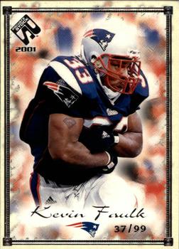 2001 Pacific Private Stock - Silver Framed #56 Kevin Faulk Front