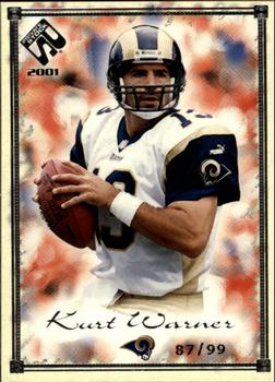 2001 Pacific Private Stock - Silver Framed #82 Kurt Warner Front