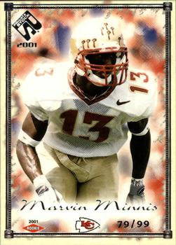 2001 Pacific Private Stock - Silver Framed #134 Marvin Minnis Front