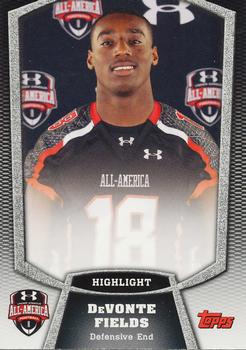 2012 Topps Under Armour All-America Game #UA-DF Devonte Fields Front