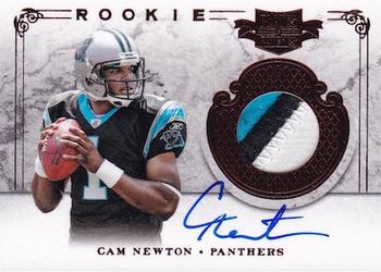 2011 Panini Plates & Patches #201 Cam Newton Front