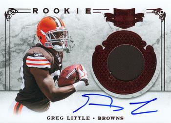 2011 Panini Plates & Patches #219 Greg Little Front