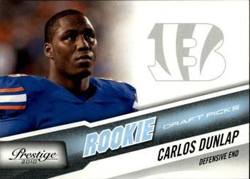 2010 Panini Prestige - Draft Picks Light Blue #216 Carlos Dunlap  Front