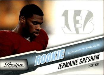 2010 Panini Prestige - Draft Picks Light Blue #253 Jermaine Gresham  Front