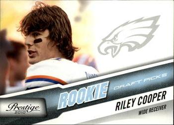 2010 Panini Prestige - Draft Picks Light Blue #282 Riley Cooper  Front