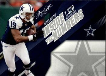 2010 Panini Prestige - Inside The Numbers #2 Miles Austin  Front