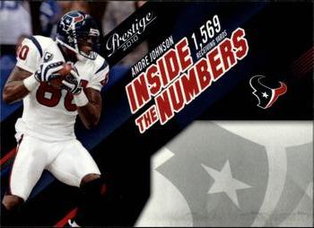 2010 Panini Prestige - Inside The Numbers #8 Andre Johnson  Front