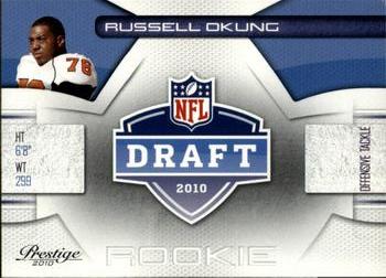 2010 Panini Prestige - NFL Draft #4 Russell Okung  Front