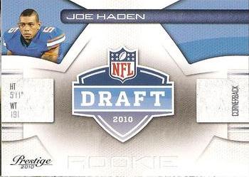 2010 Panini Prestige - NFL Draft #5 Joe Haden  Front