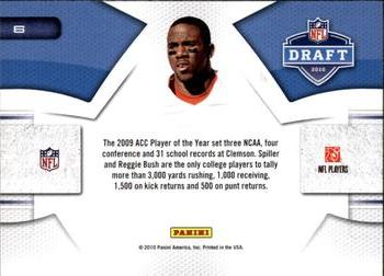 2010 Panini Prestige - NFL Draft #6 C.J. Spiller  Back