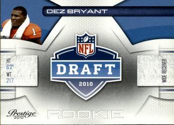 2010 Panini Prestige - NFL Draft #11 Dez Bryant  Front