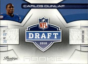 2010 Panini Prestige - NFL Draft #13 Carlos Dunlap  Front