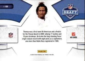 2010 Panini Prestige - NFL Draft #18 Earl Thomas  Back