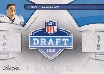 2010 Panini Prestige - NFL Draft #21 Tim Tebow  Front