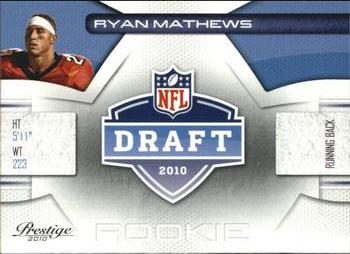 2010 Panini Prestige - NFL Draft #23 Ryan Mathews  Front