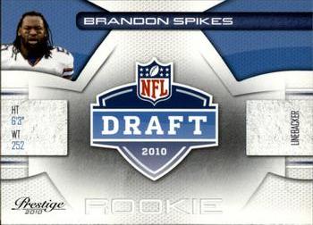 2010 Panini Prestige - NFL Draft #27 Brandon Spikes  Front