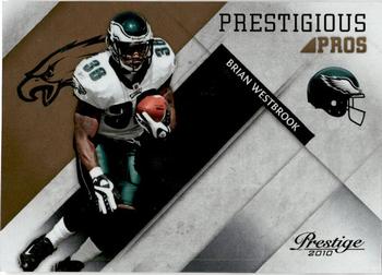 2010 Panini Prestige - Prestigious Pros Gold #4 Brian Westbrook  Front