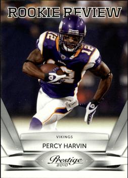 2010 Panini Prestige - Rookie Review #8 Percy Harvin  Front
