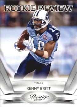 2010 Panini Prestige - Rookie Review #10 Kenny Britt  Front