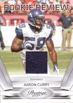 2010 Panini Prestige - Rookie Review Materials #18 Aaron Curry  Front