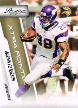 2010 Panini Prestige - Xtra Points Gold #107 Adrian Peterson  Front
