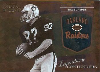 2010 Playoff Contenders - Legendary Contenders #16 Dave Casper  Front