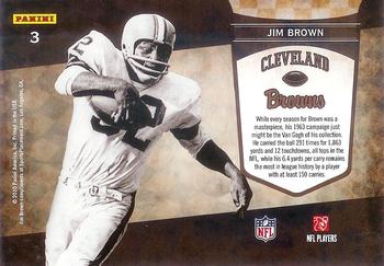 2010 Playoff Contenders - Legendary Contenders #3 Jim Brown  Back