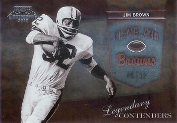 2010 Playoff Contenders - Legendary Contenders #3 Jim Brown  Front