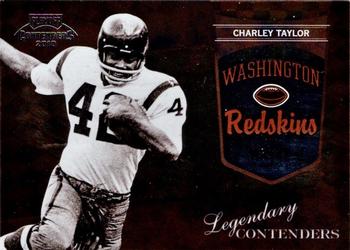 2010 Playoff Contenders - Legendary Contenders #4 Charley Taylor  Front
