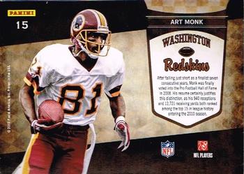 2010 Playoff Contenders - Legendary Contenders #15 Art Monk  Back