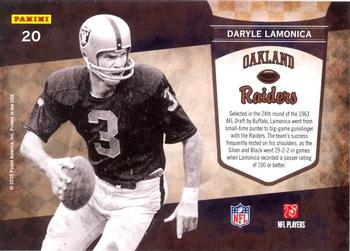 2010 Playoff Contenders - Legendary Contenders #20 Daryle Lamonica  Back
