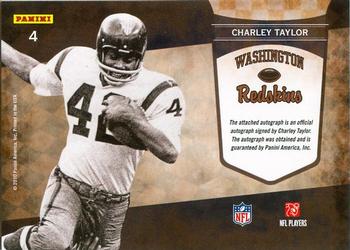 2010 Playoff Contenders - Legendary Contenders Autographs #4 Charley Taylor Back