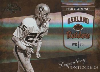 2010 Playoff Contenders - Legendary Contenders Black #14 Fred Biletnikoff  Front