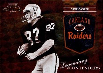 2010 Playoff Contenders - Legendary Contenders Gold #16 Dave Casper  Front
