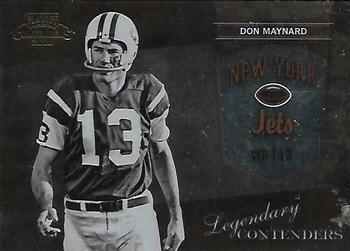 2010 Playoff Contenders - Legendary Contenders Gold #25 Don Maynard  Front