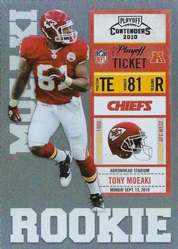 2010 Playoff Contenders - Playoff Ticket #195 Tony Moeaki  Front