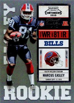 2010 Playoff Contenders - Playoff Ticket #223 Marcus Easley  Front