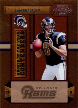 2010 Playoff Contenders - ROY Contenders #1 Sam Bradford  Front