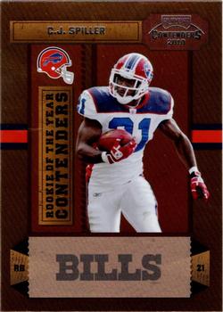 2010 Playoff Contenders - ROY Contenders #6 C.J. Spiller  Front