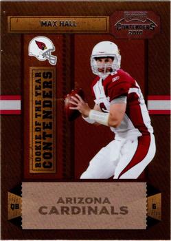 2010 Playoff Contenders - ROY Contenders #20 Max Hall  Front