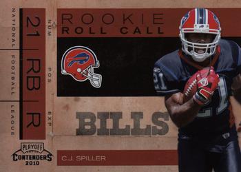2010 Playoff Contenders - Rookie Roll Call #5 C.J. Spiller  Front