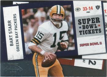 2010 Playoff Contenders - Super Bowl Ticket #4 Bart Starr  Front