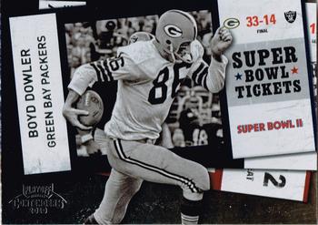 2010 Playoff Contenders - Super Bowl Ticket #6 Boyd Dowler  Front