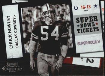 2010 Playoff Contenders - Super Bowl Ticket #13 Chuck Howley  Front