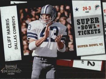 2010 Playoff Contenders - Super Bowl Ticket #15 Cliff Harris  Front