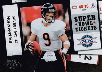 2010 Playoff Contenders - Super Bowl Ticket #40 Jim McMahon  Front