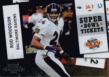 2010 Playoff Contenders - Super Bowl Ticket #57 Rod Woodson  Front